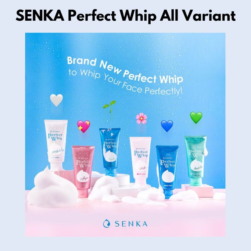 SENKA SHISHEIDO Perfect Whip | White Clay | Acne Care | Fresh