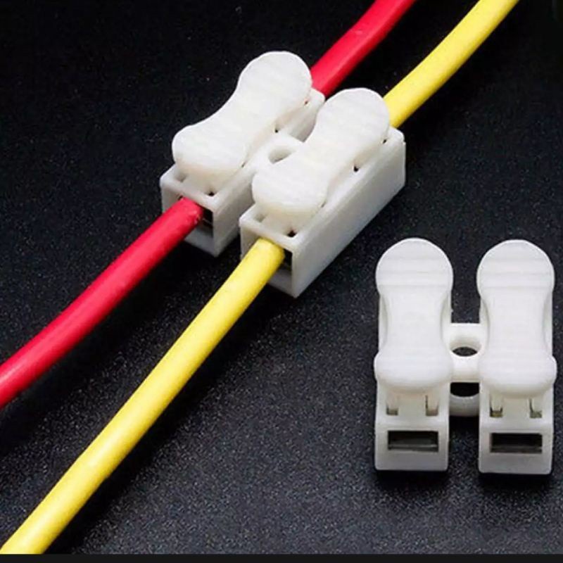 Terminal Listrik Kabel Stop Kontak Quick Connect Sambungan Terminal Listrik Jepit 2 Wire 3 Wire Konektor