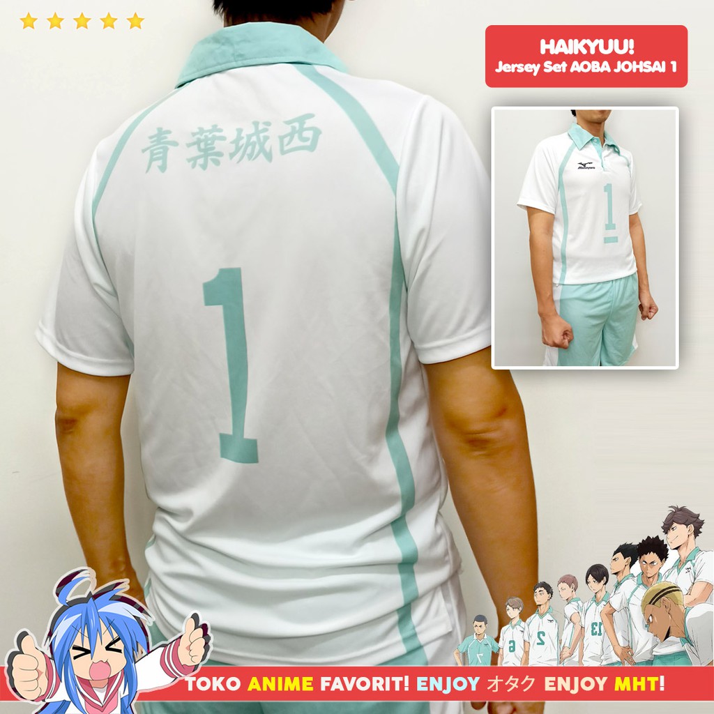 Kostum Anime Cosplay Haikyuu Aoba Johsai Seijoh Jersey Set Oikawa Toru