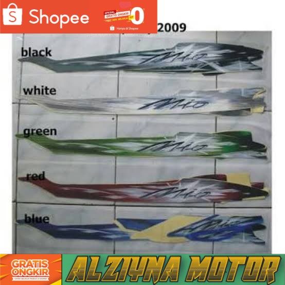 stiker stripping Mio Smile 2009