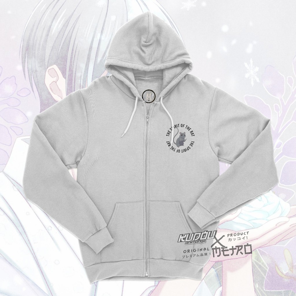 Jaket Sohma Yuki Anime Fruits Basket Manga Premium Cotton Fleece Unisex