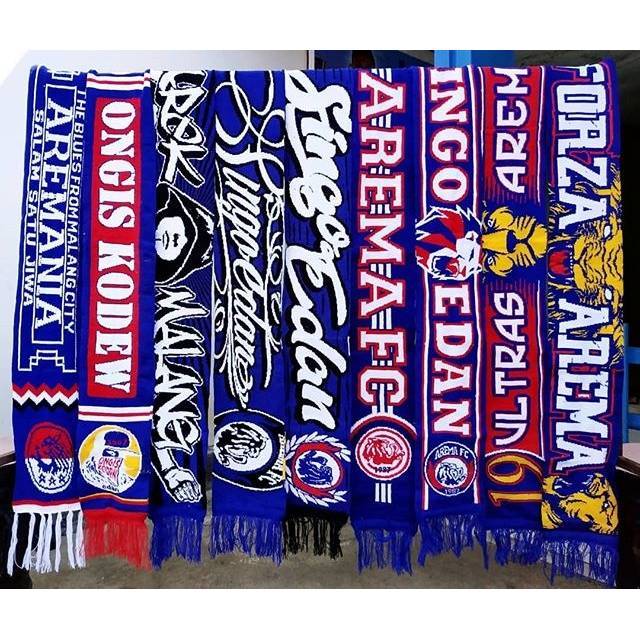 Syal Rajut Arema Lokal