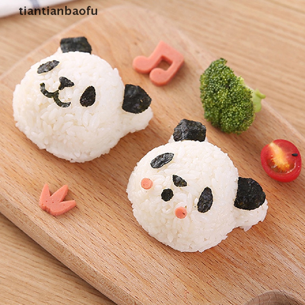 Cetakan Nasi Emboss Desain Panda Untuk Alat Dapur