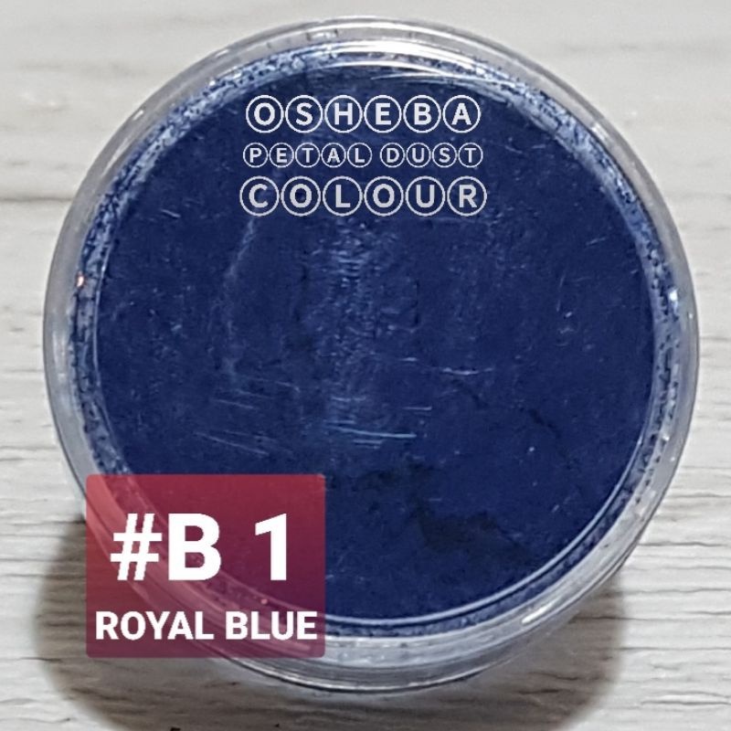 

Osheba petal dust khusus gumpaste warna royal blue