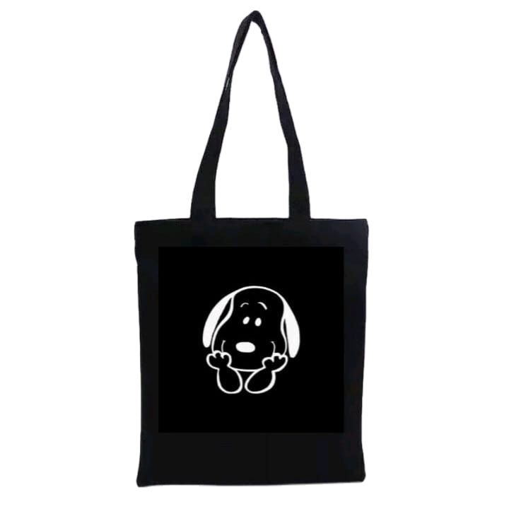 Sanial D1381 ToteBag tote bag custom tas tote wanita kpop murah custom motif DOMMO