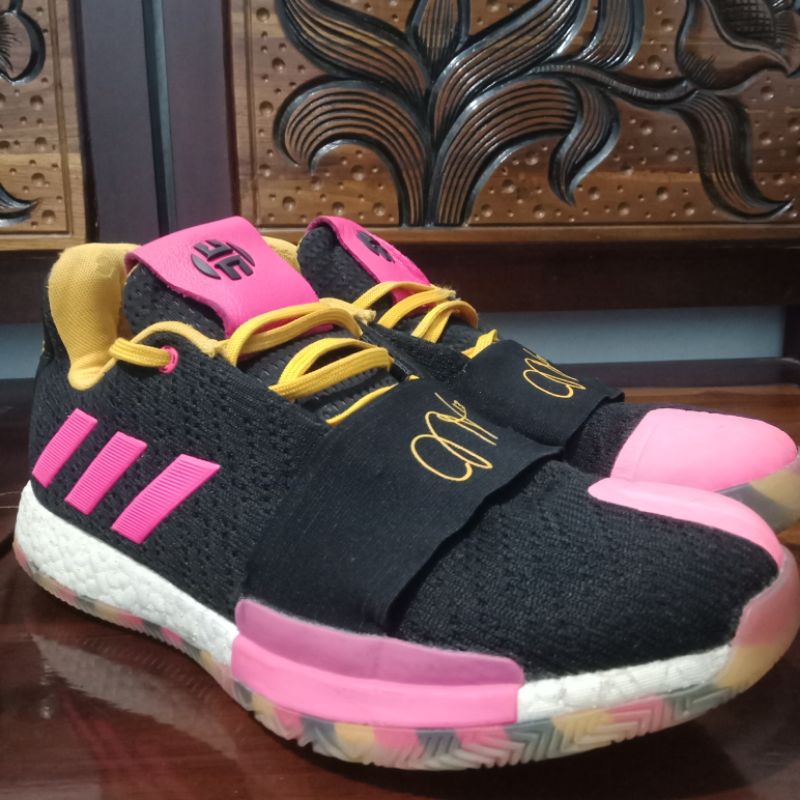 Adidas Harden Vol. 3 Black Shock Pink size 42