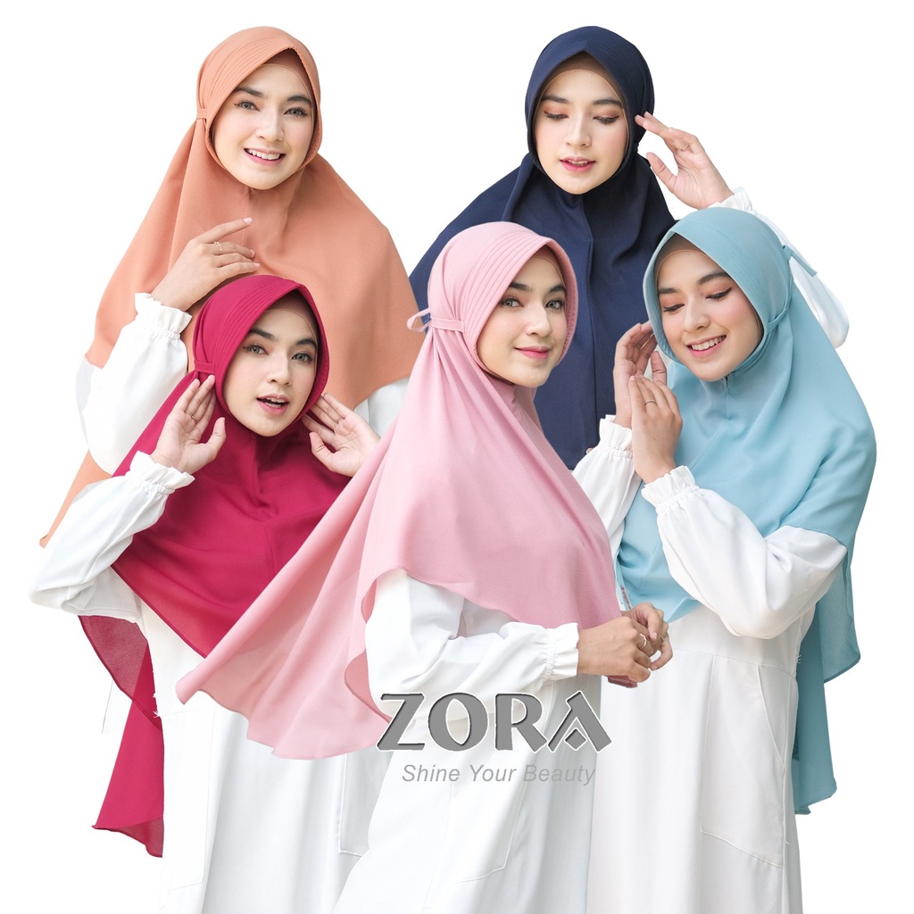 ZORA - Zaskia Bergo Ped - Hijab Instan - Kerudung Instan