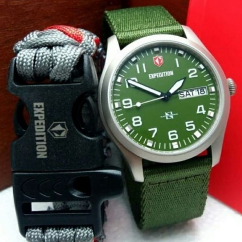 Jam Tangan Pria Expedition E 6794 Me Titanium Original Fashion Pria