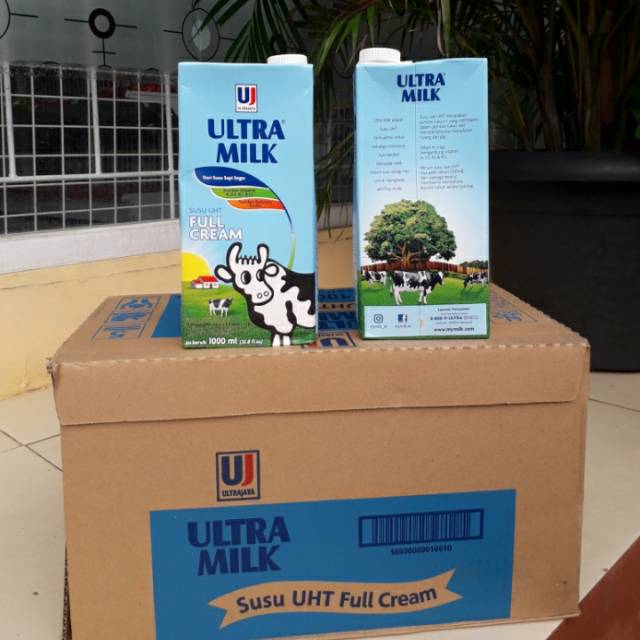 

Susu ultra palin full cream ukuran 1000 ml isi 12 pcs 1 karton