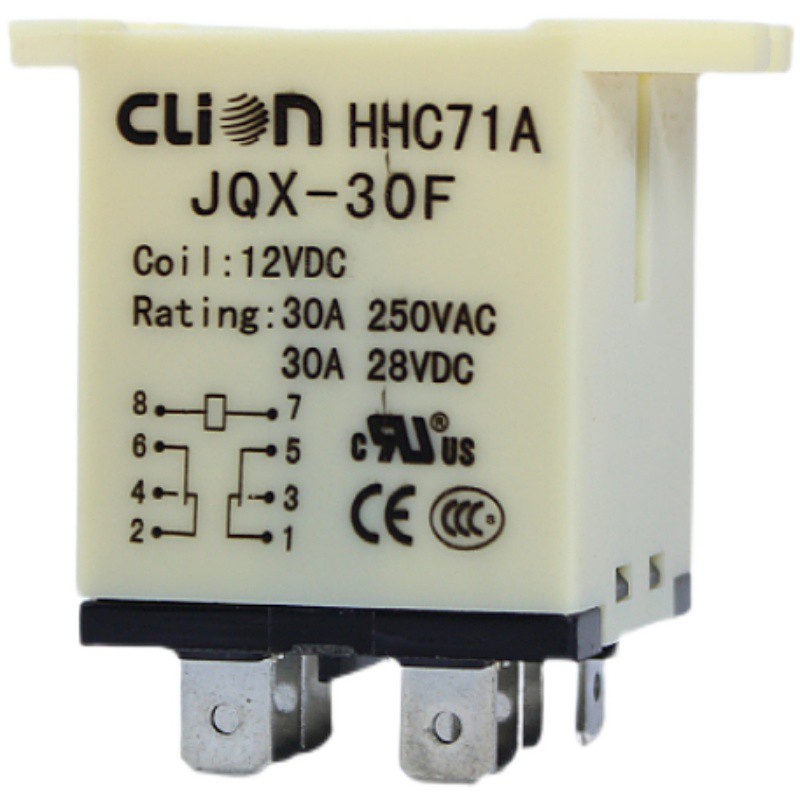 Hhc71A RELAY JQX-30F HIGH POWER Original 12V 24V 220V 30A 8 pin