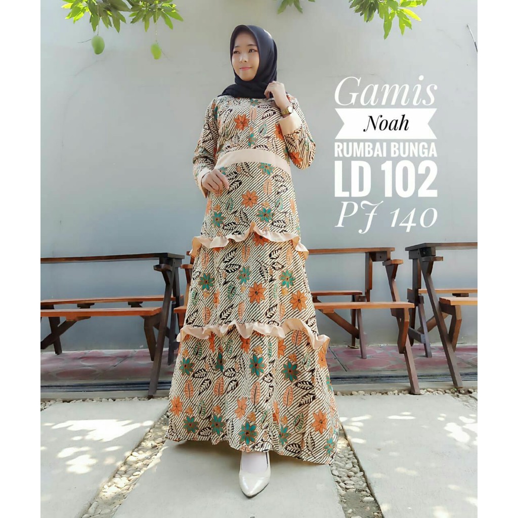 GAMIS NOAH RUMBAI BUNGA