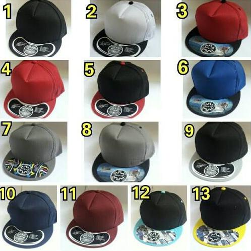 [[COD]] Topi Snapback Polos GRATIS ONGKIR Kode 972