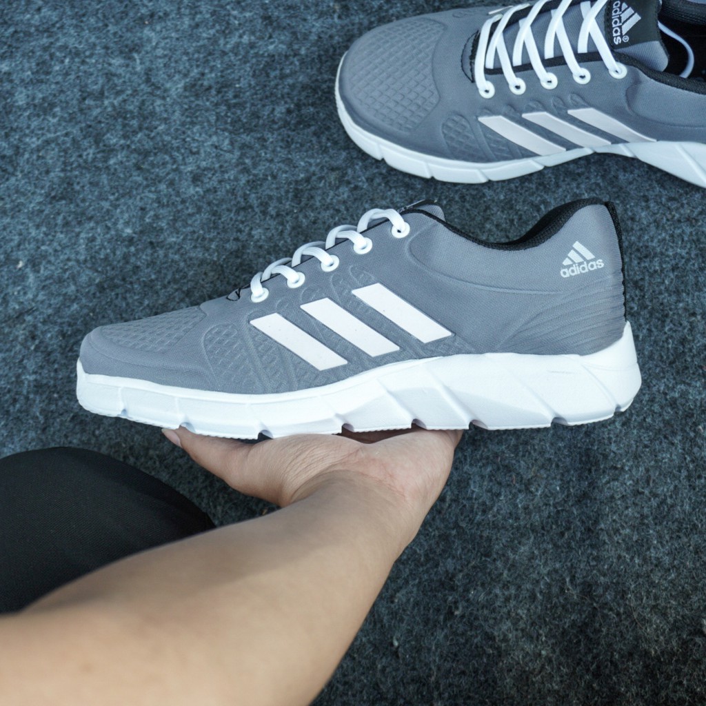 SSR- Sepatu Sneakers Olahraga Pria Adidas Robot Abu Running Jogging Snikers Sekolah Kuliah Terbaru