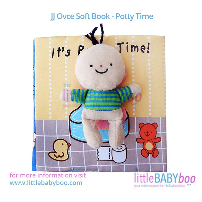 JJ Ovce Soft Book - Potty Time