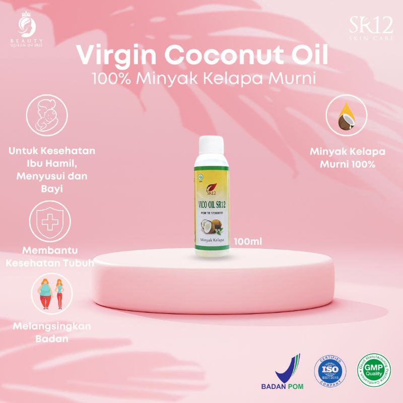 VCO SR12 Untuk Bayi VCO untuk ruam pada bayi VCO Oil Original BPOM