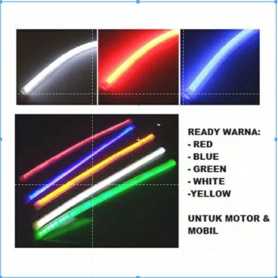 Led DRL Fleksibel Alis Lampu Angle Eye 30Cm ( Motor Dan Mobil ) Nmax / Vario 125 150 /  Cb 150r / Ad