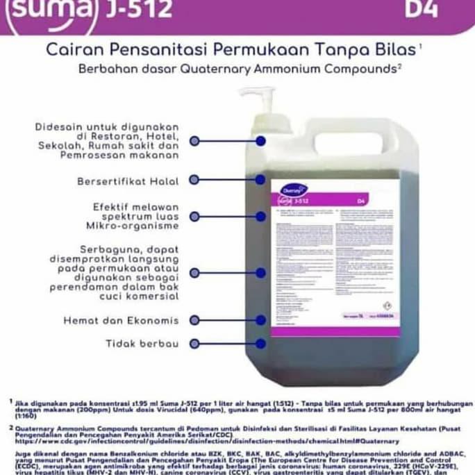 

Desinfektan Diversey kemasan 5 liter