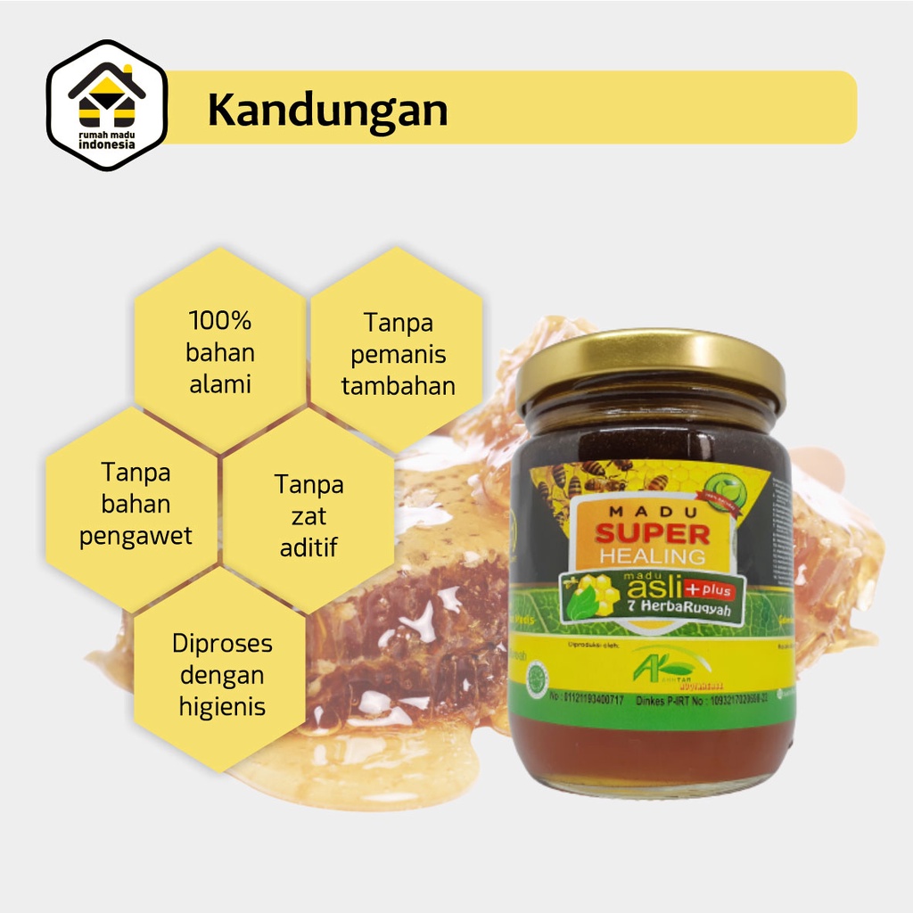 PROMO Madu Super H Obat Maag Kronis Asam Lambung Gerd Tukak Lambung-4