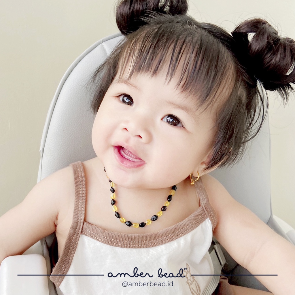 AMBER BEAD BE246 Kalung amber tumbuh gigi bayi