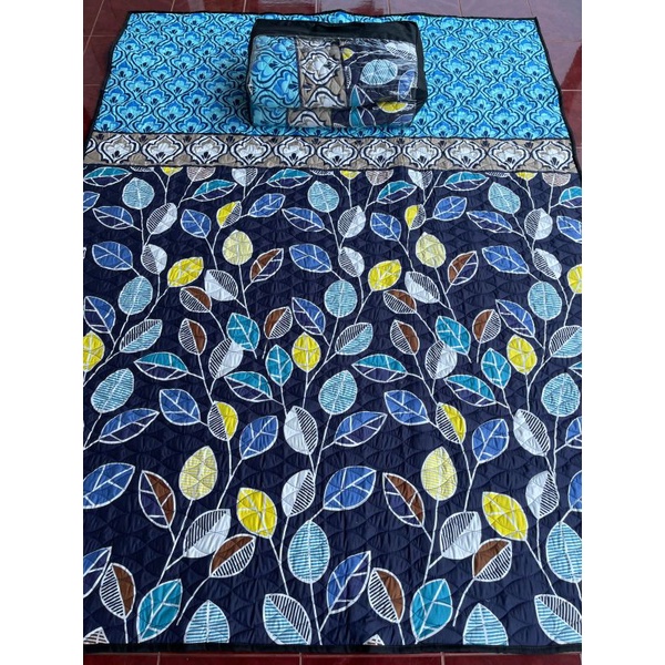 karpet quilting motif daun terbaru