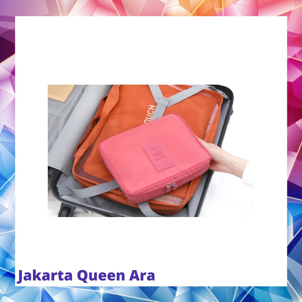 Cassiey Tas Travel Bag in Bag Organizer untuk Kosmetik Sabun - XZ-801