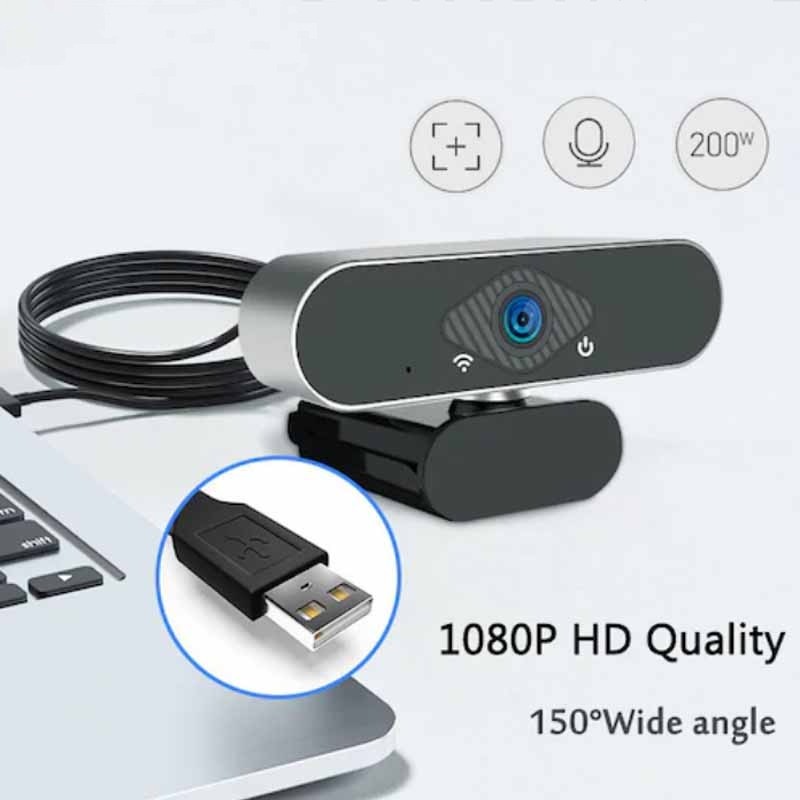 [Coin 50rb Kode:25TBJUN10]Xiaovv 1080P USB Webcam Camera Full HD IP Camera Webcast Live Broadcast Video Meeting Camera IP Webcam-3