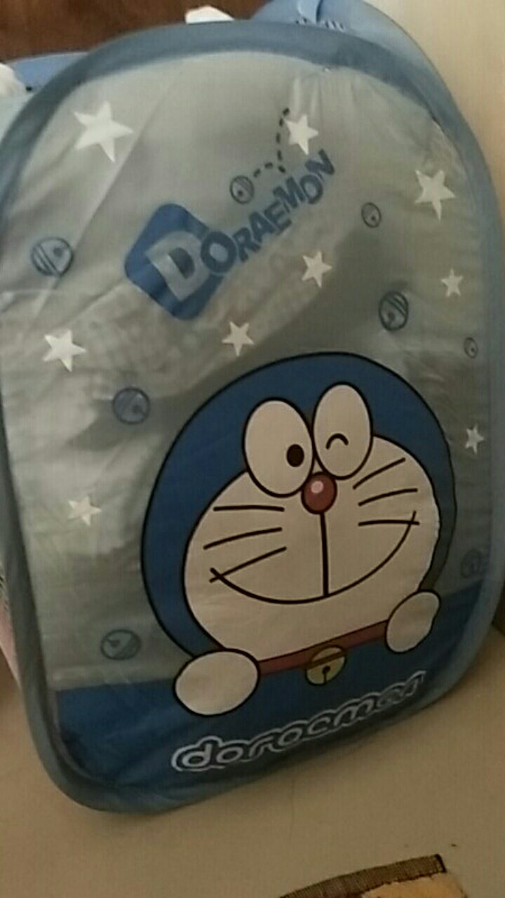 Keranjang Baju Laundry Karakter Jaring Lipat Multi Fungsi Flexible