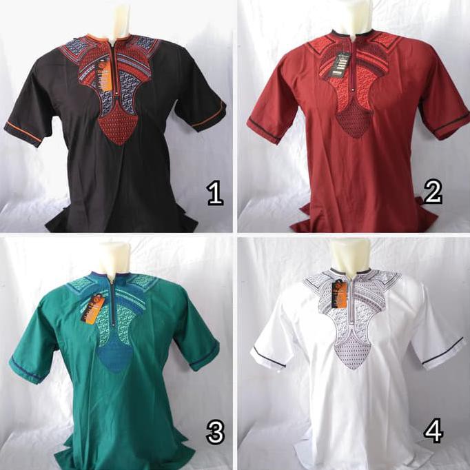 BAJU KOKO LENGAN PENDEK MODEL RESLETING