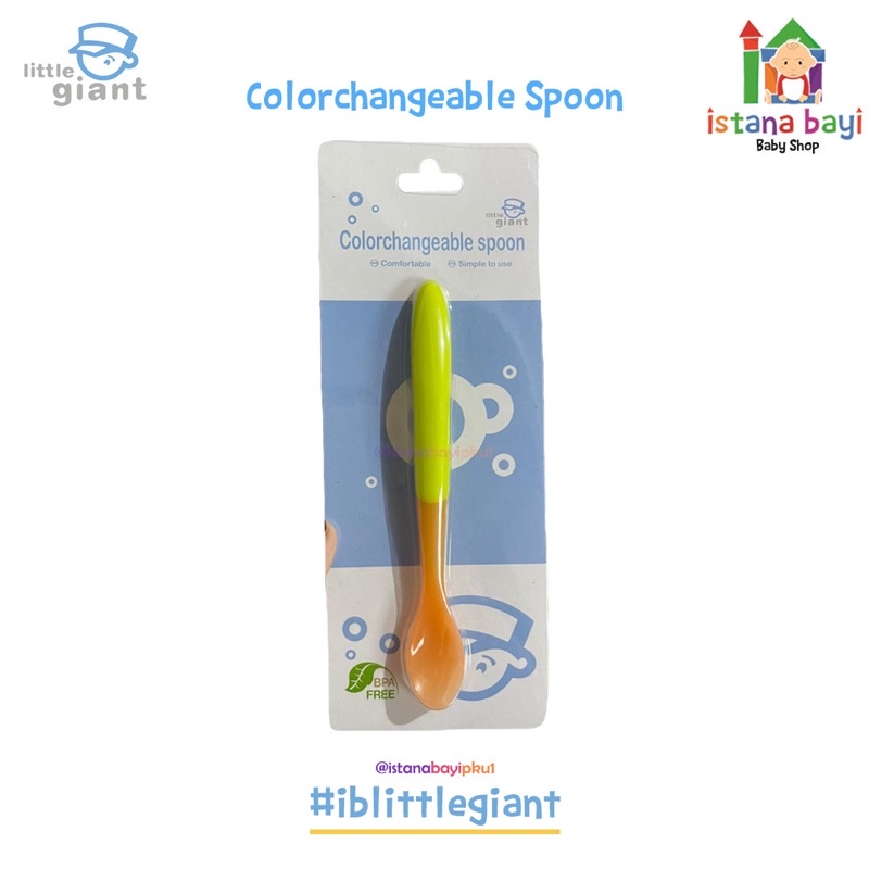 LITTLE GIANT LG.1109 Colorchangeable Spoon - Sendok bayi