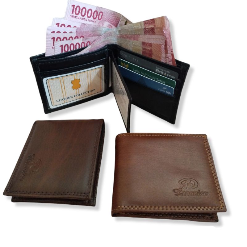 Dompet Pria kulit Semi sintetis impor Dompet Embos Kulit murah Dompet Exclusive keren style