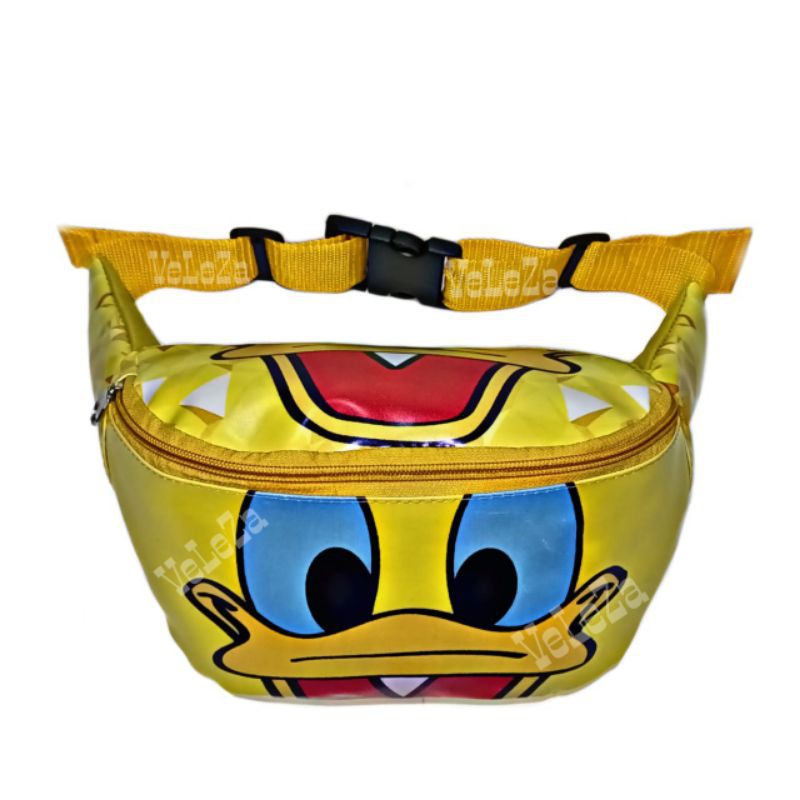 TAS BAHU ANAK TAS SELEMPANG KIDS TAS ANAK KARAKTER DONALD DUCK WAIST BAG ANAK TAS ANAK