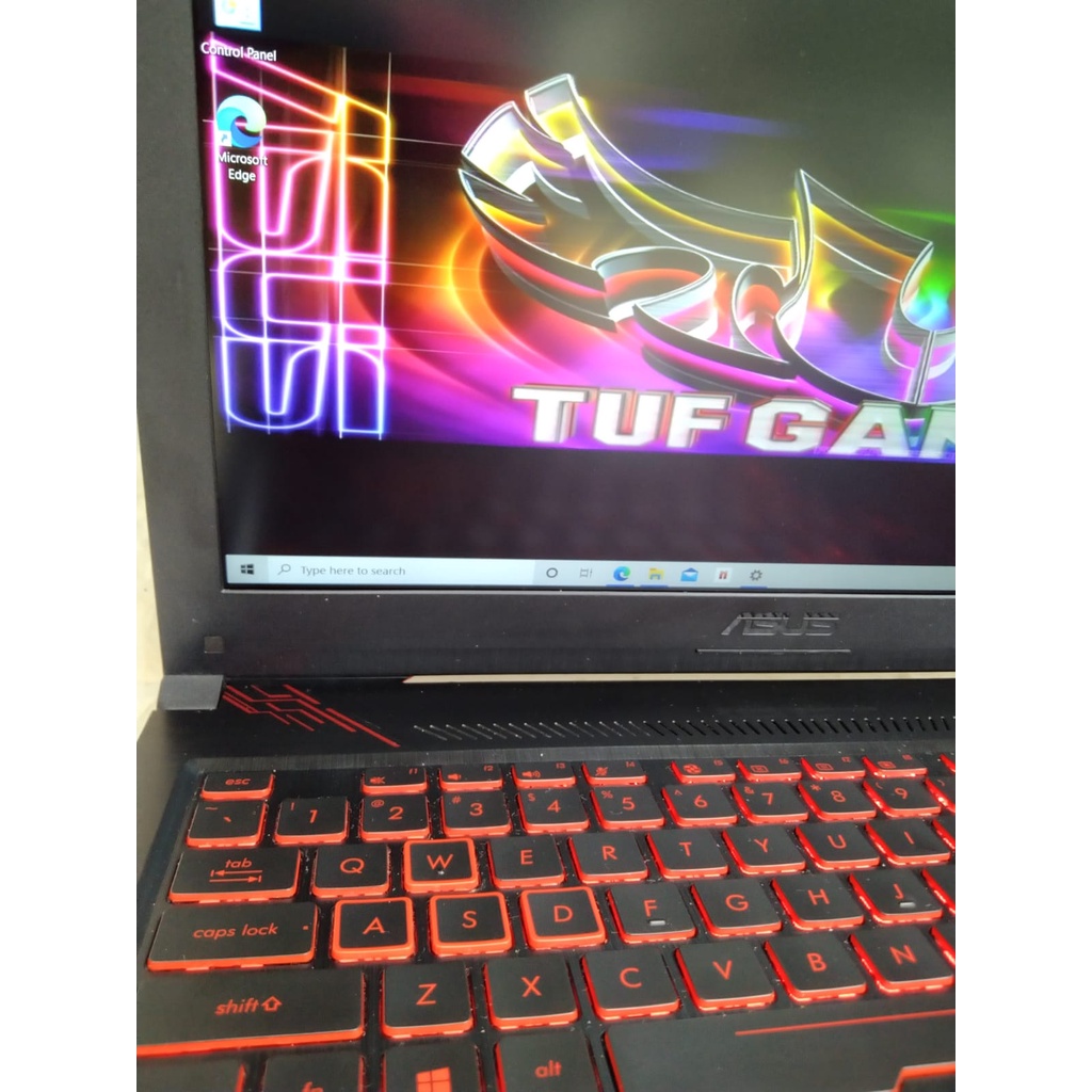 Laptop Leptop Seken Bekas Second Programmer DESAIN ASUS TUF Gaming FX504 Core i7 RAM 8GB HDD 1TB VGA NVIDIA GEFORCE 4GB