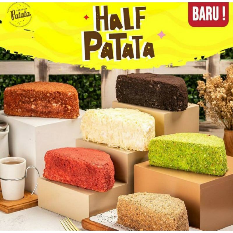 patata cake Surabaya half patata