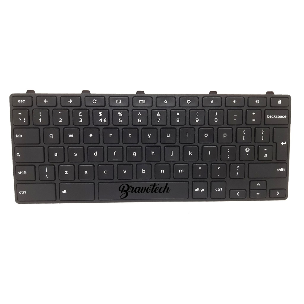 Keyboard DELL Chromebook 13 3189 3180 3380 Black UK