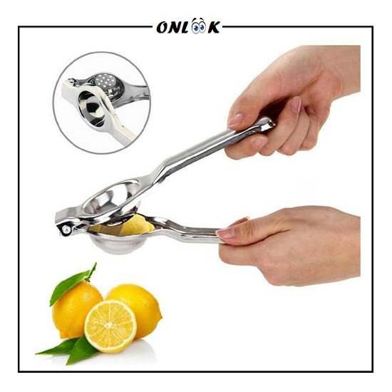 Alat Peras Jeruk Dan Lemon Lime Squeezer Stainless Steel Perasan Manual Jeruk Nipis Besi Press Buah