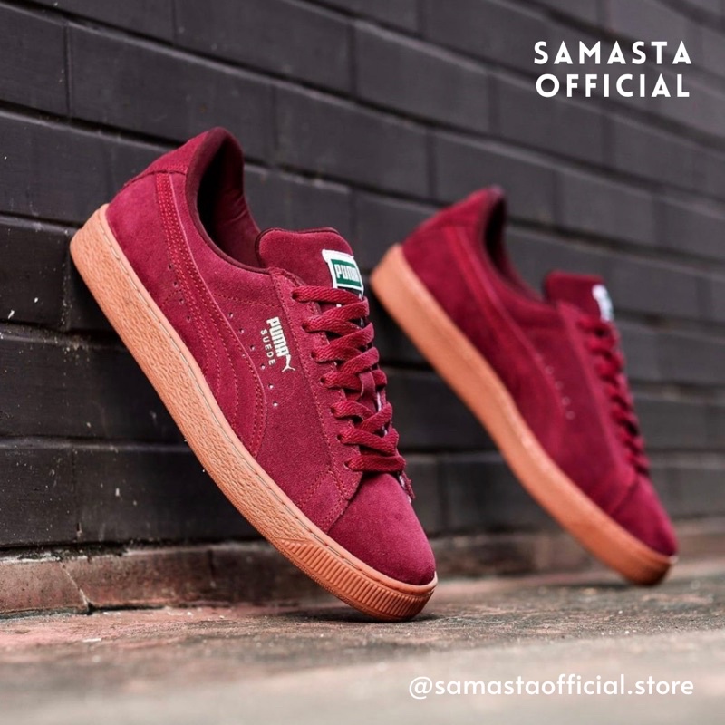 puma suede gumsole
