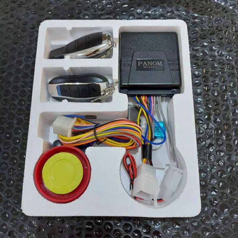 alarm remot motor kunci pengaman motor