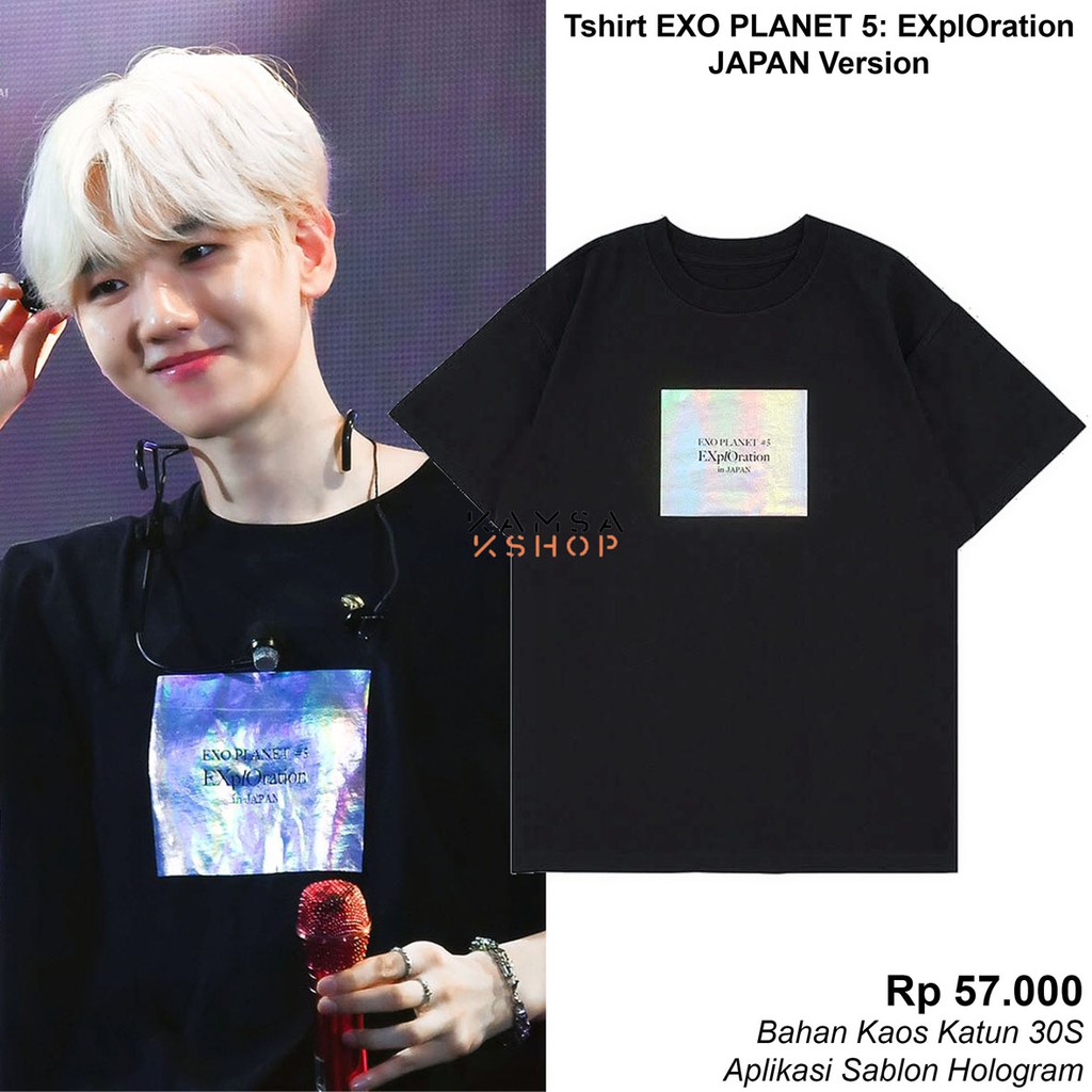 TSHIRT EXO PLANET 5 EXPLORATION JAPAN HANYA DEPAN