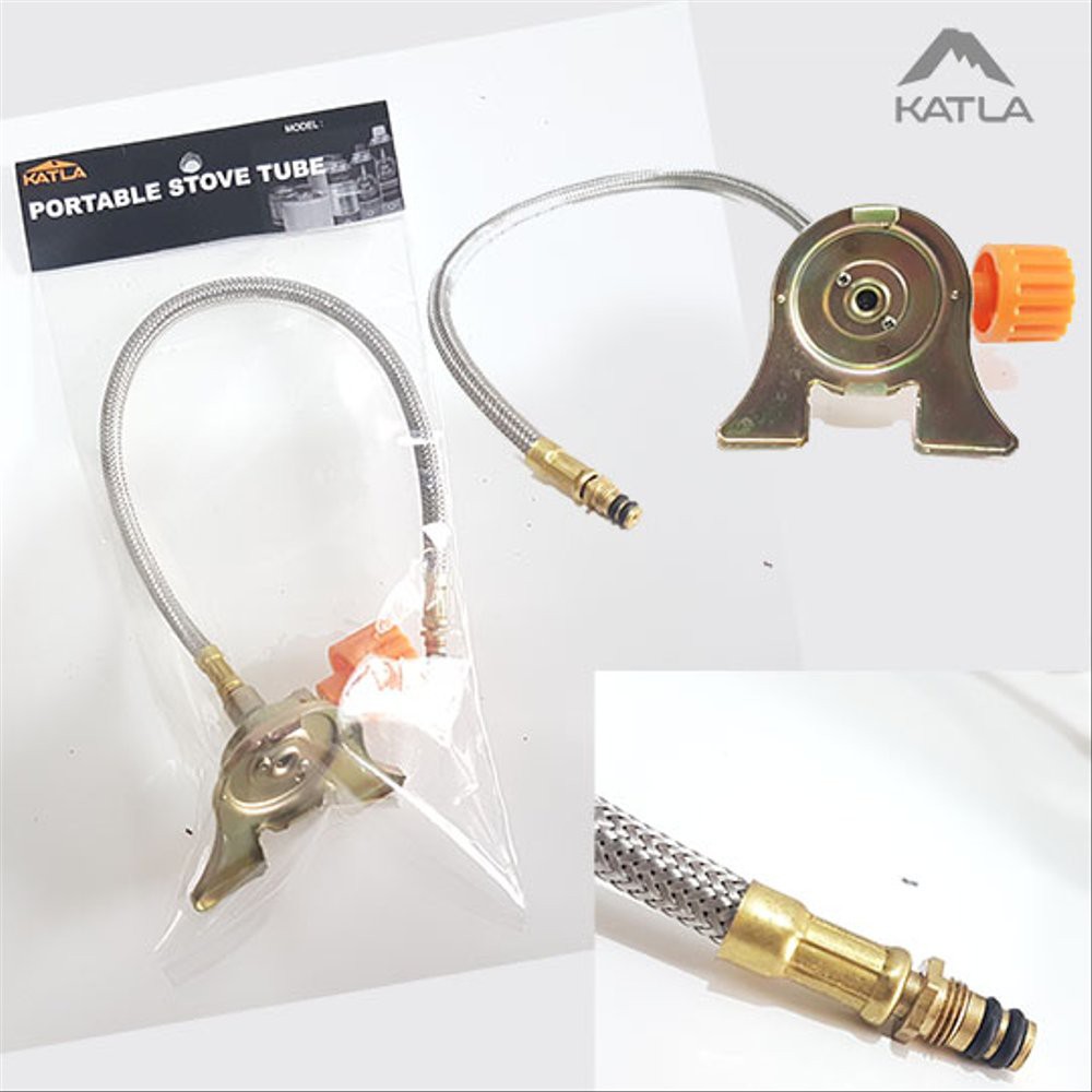 Sparepart Pengganti Selang Kompor Portable Fitting Gas Hi-cook Kaleng Merk KATLA Camping Outdoor -