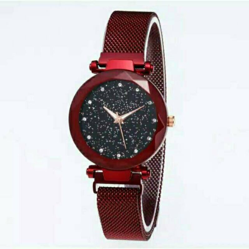 (Grosir)Jam Tangan Wanita (D) Mata Strap Magnet(Terima Cod)