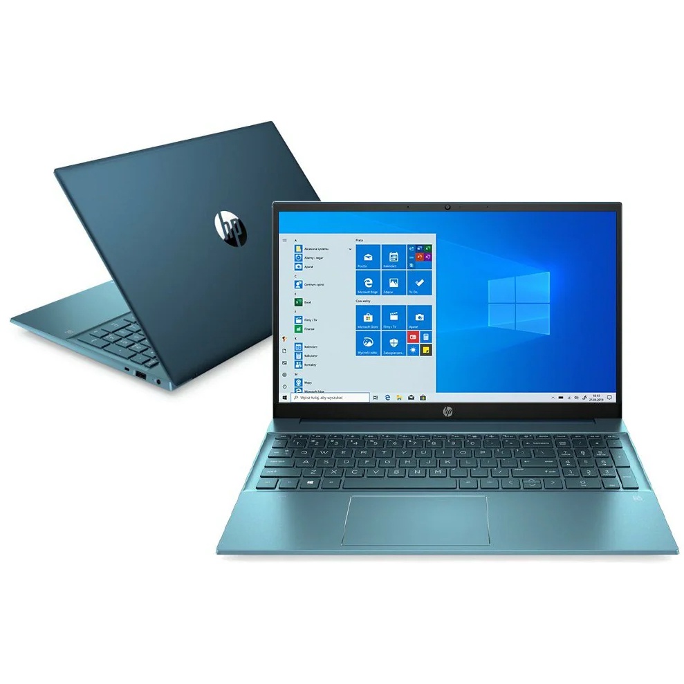 LAPTOP GAMING HP PAVILION 15 AMD RYZEN 7 5700U RAM 8GB 16GB 512GB SSD FHD IPS WINDOWS 11 HOME BLUE