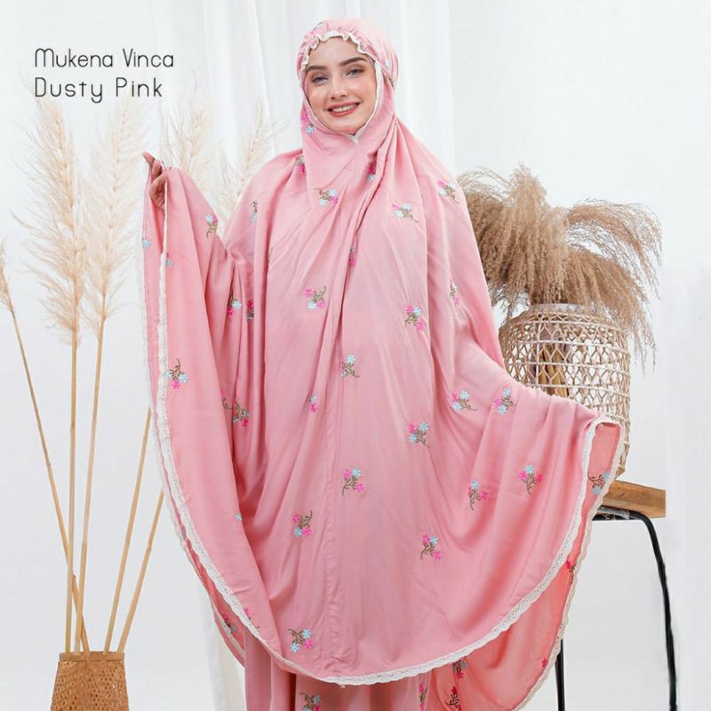 Mukena Dewasa Jumbo Vinca Rayon