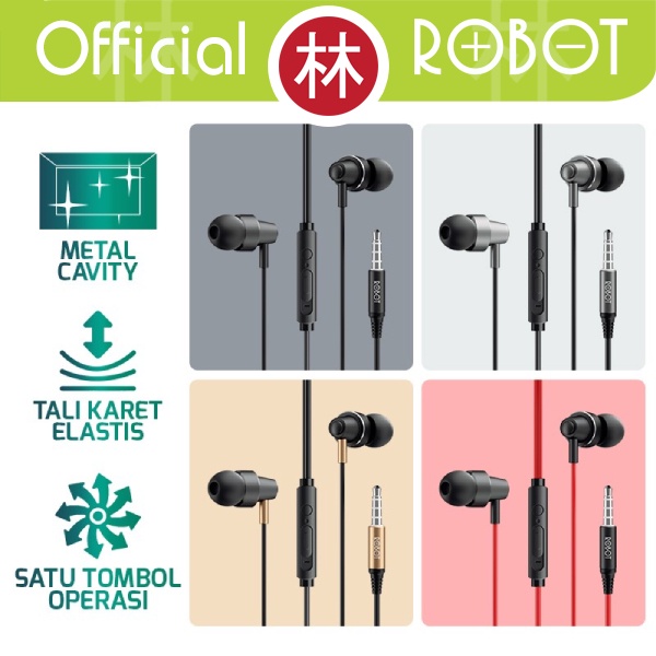 Robot RE240S Wired Headset High-Definition Sound Quality NEW RE240