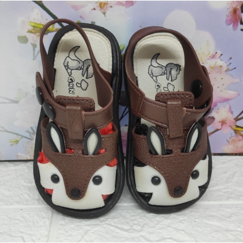 SANDAL ANAK TALI JELLY IMPORT 25-30 buat anak kesayangan kita dengan motif kelinci