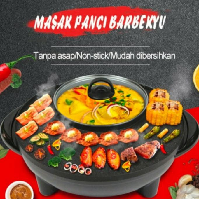 Elektrik Grill BBq / Panggangan Shabu Suki Elektrik