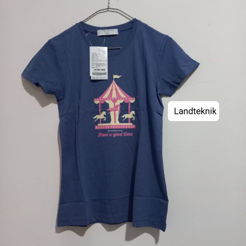 baju kaos perempuan / wanita giordano original