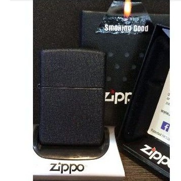 Original Zippo Black Crackle 236