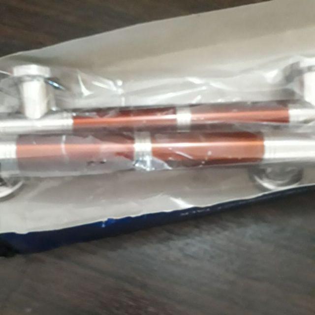 Handle Pintu Gold Tarikan Pintu 33 Cm Gagang Pintu Rumah Bulat Kunci Stainless Natural Coklat Cowak