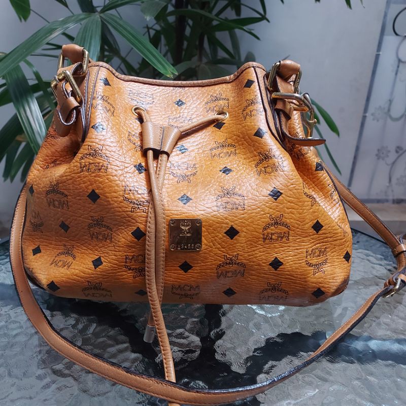 Tas Mcm serut Preloved Authentic