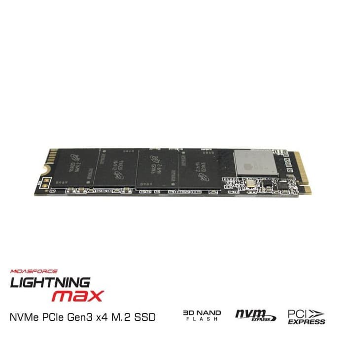 SSD MIDASFORCE M2 NVME 256GB MIDAS PCIe Gen3 x4 NAMPOL GAN